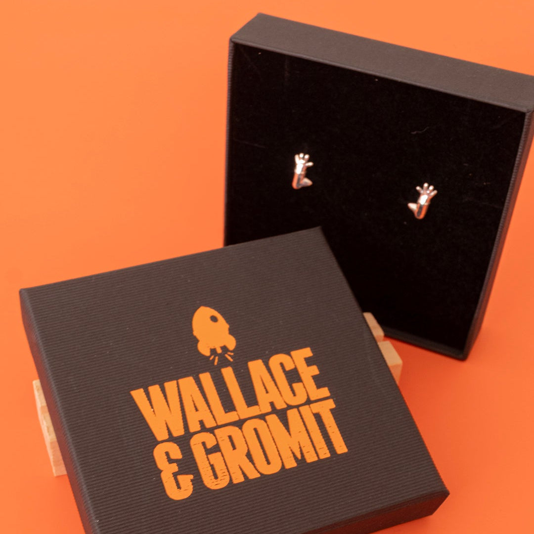 Licensed To Charm Feathers McGraw Earrings with Wallace & Gromit Gift Box