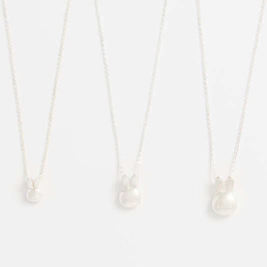 Licensed To Charm Miffy Large Head Necklace – showing the difference in size- sterling silver jewellery