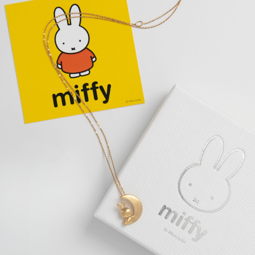 Licensed To Charm Miffy Moon Necklace – official branded Miffy jewellery gift box