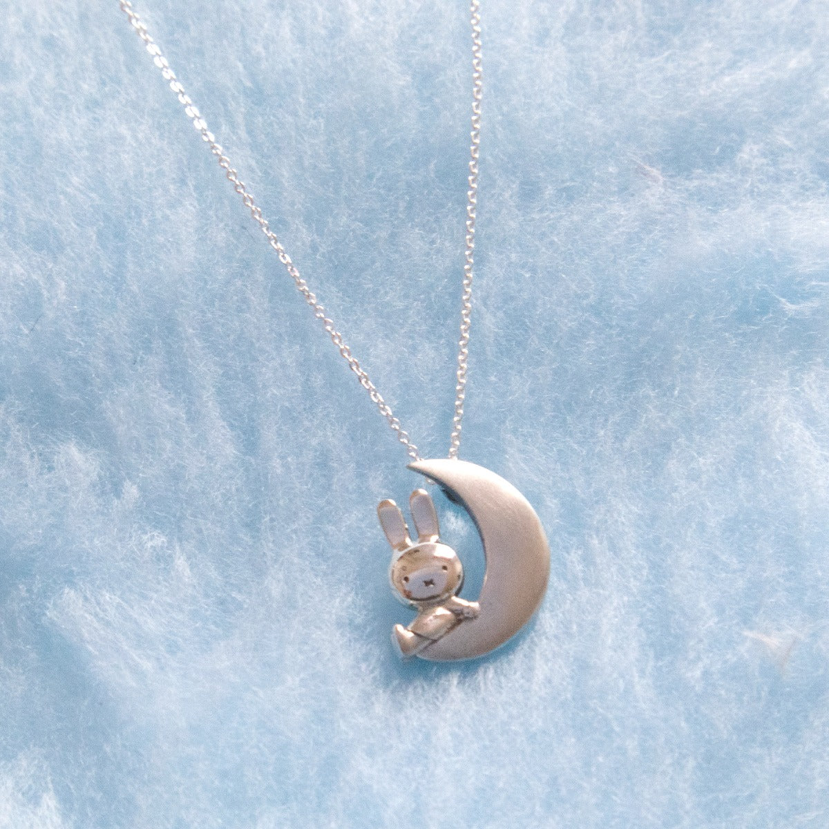 Miffy & The Moon sterling silver necklace presented in Licensed To Charm branded jewellery gift box