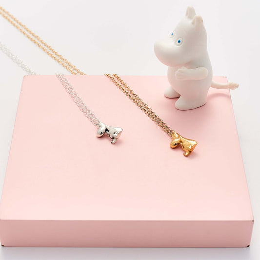 Licensed To Charm Moomintroll Necklace in 18ct gold vermeil styled with Moomin accessories
