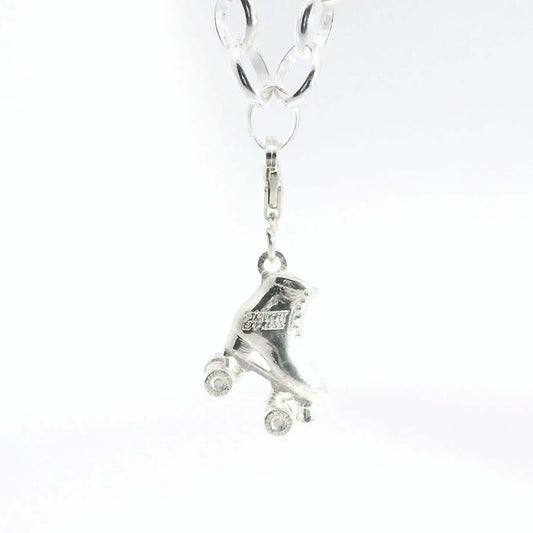 Licensed To Charm official Starlight Express roller skate bracelet handmade in recycled sterling silver