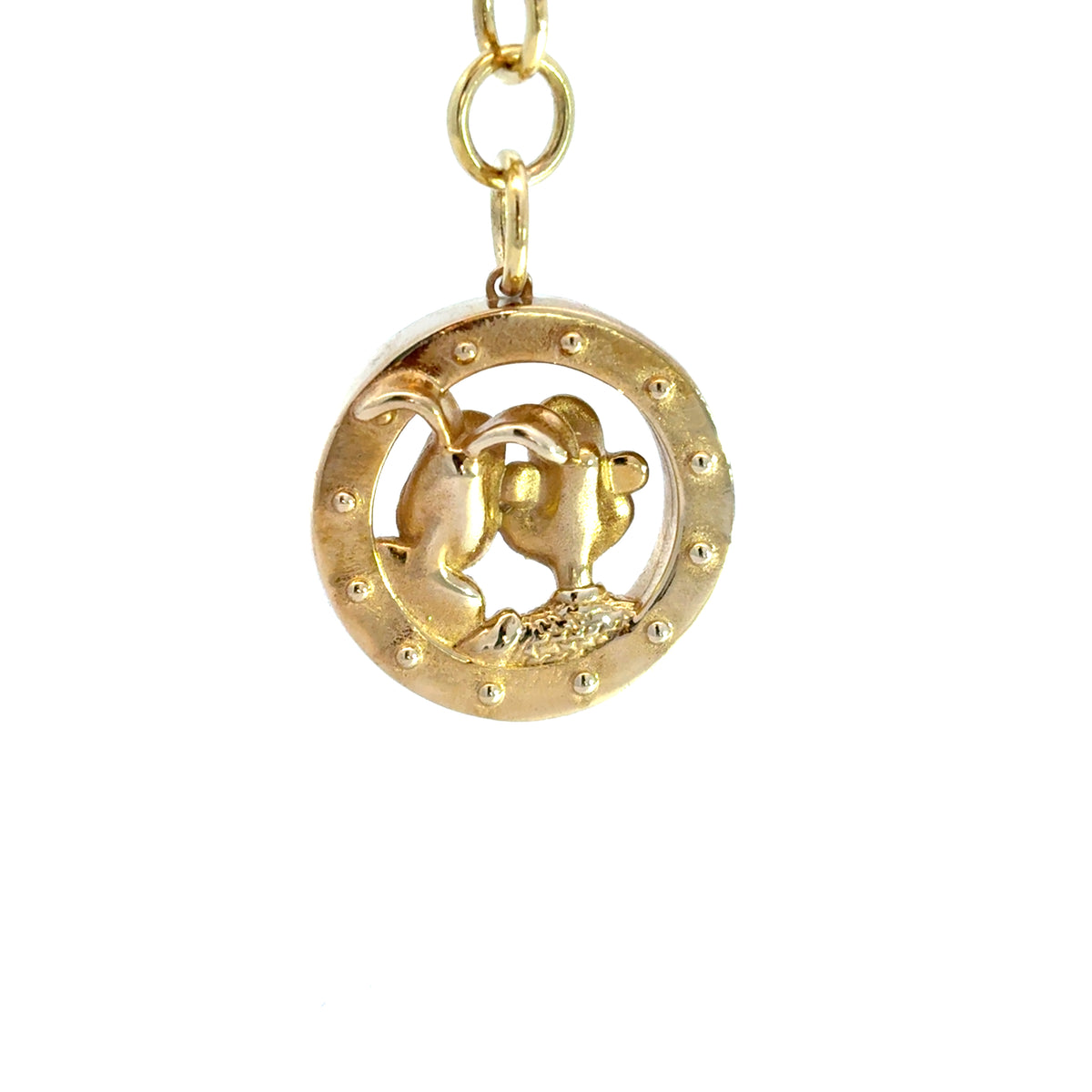 licensed-to-charm-wallace-gromit-Licensed To Charm Wallace & Gromit rocket porthole brass keyring, close-up of the reverse