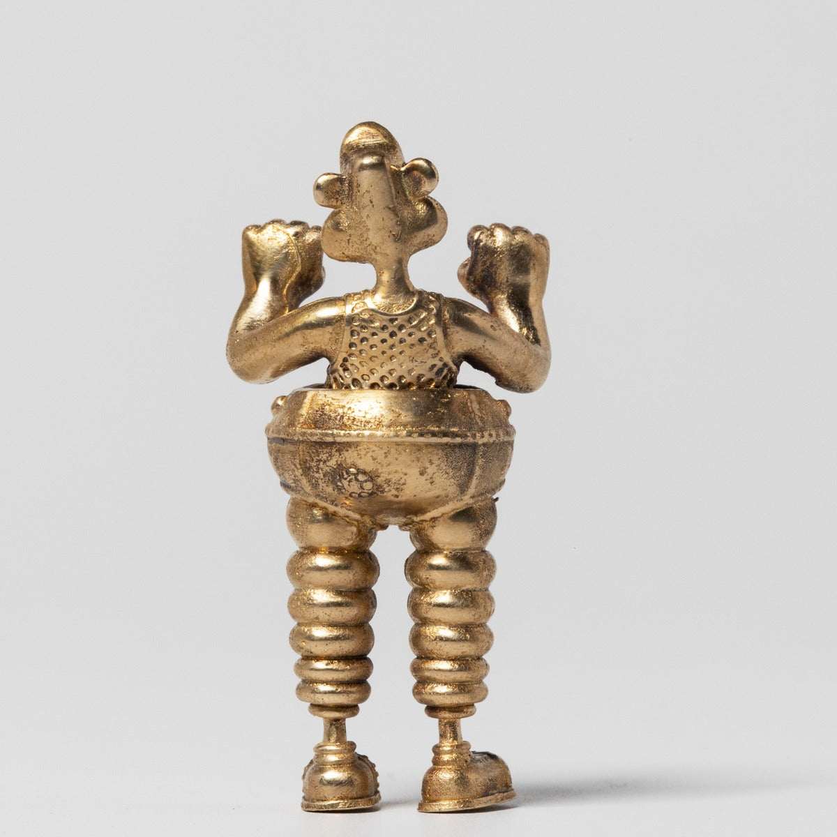 Licensed To Charm Wallace bronze miniature sculpture showing Techno-Matic Trousers detail from The Wrong Trousers