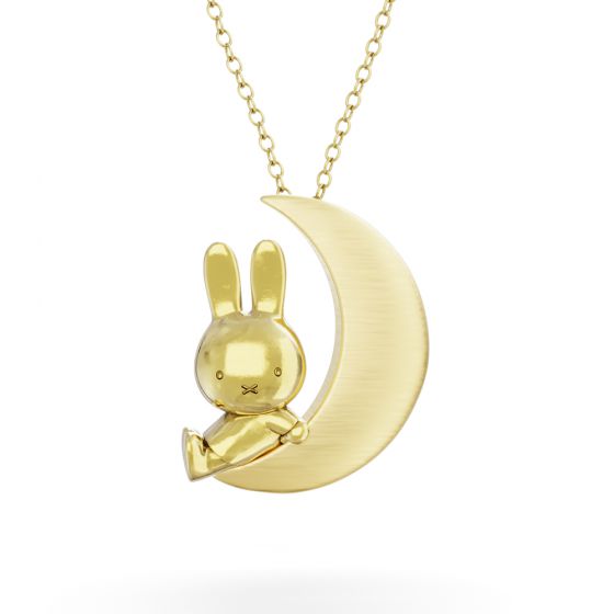 Miffy Golden Moon Jewellery Set (18ct Gold Vermeil)