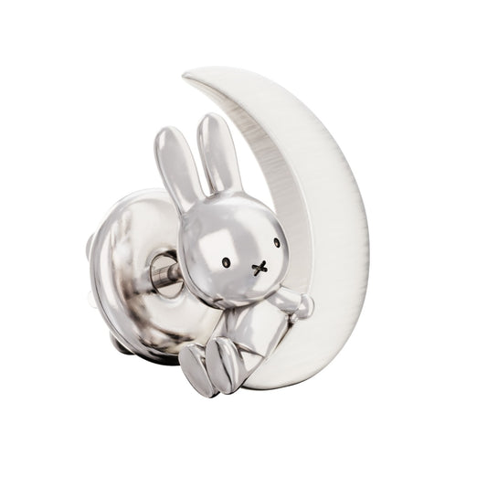 Miffy & The Moon Brooch (Sterling Silver)