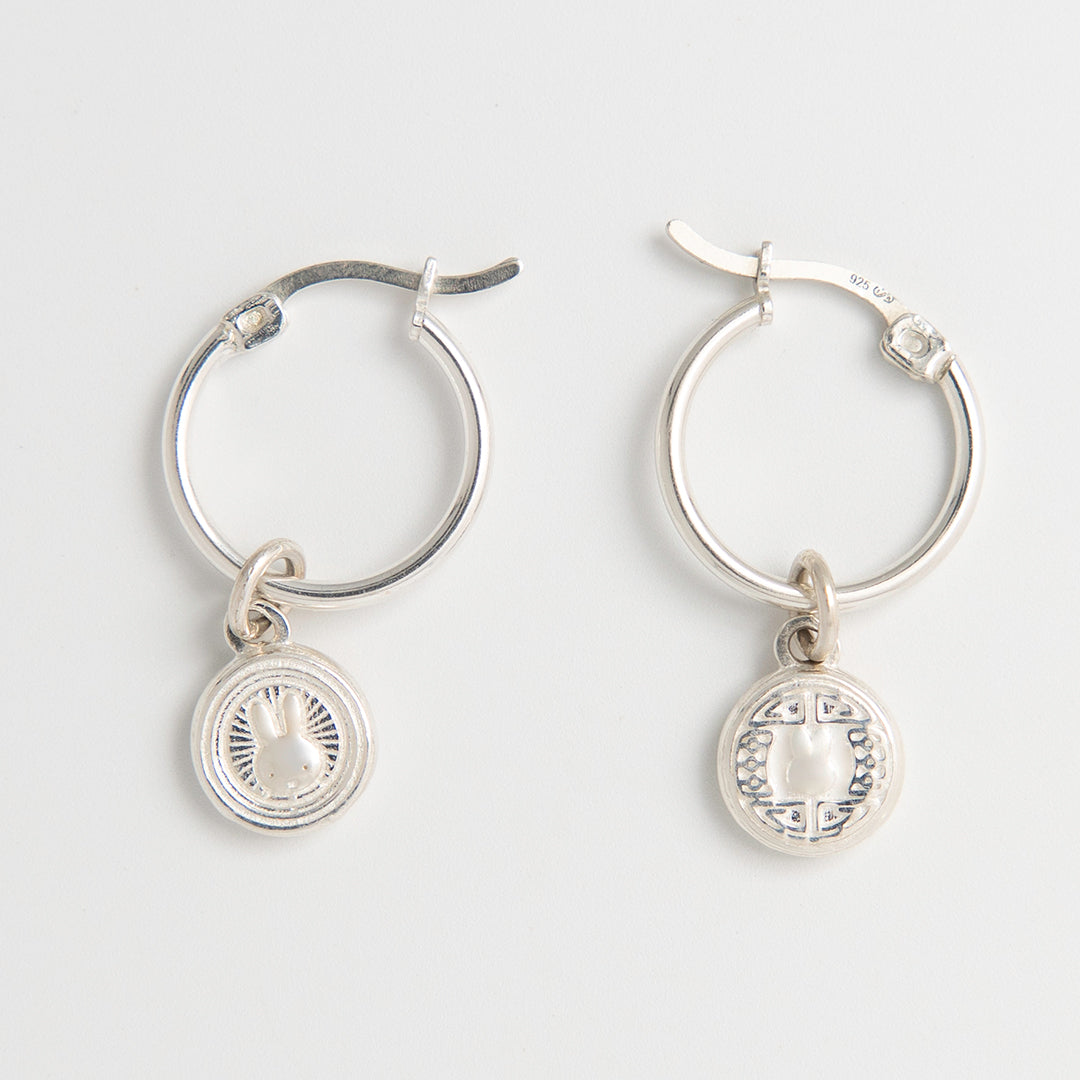 Miffy Coin Hoop earrings