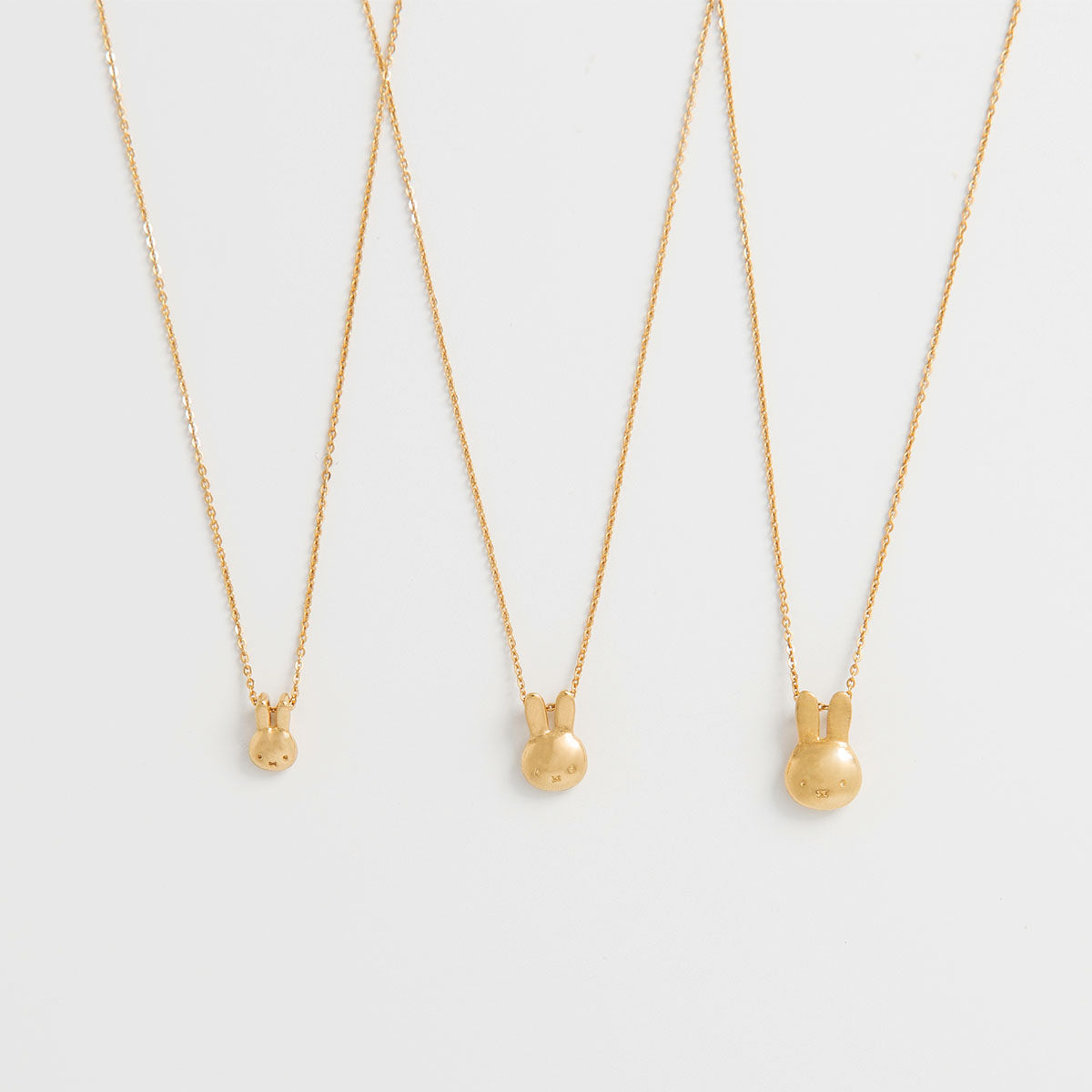 Miffy Large Head Necklace (18ct Gold Vermeil)