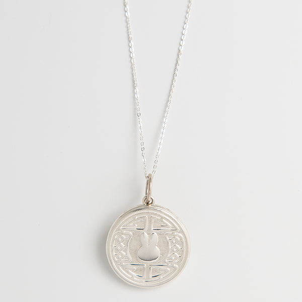 Miffy Medallion Necklace (Sterling Silver)