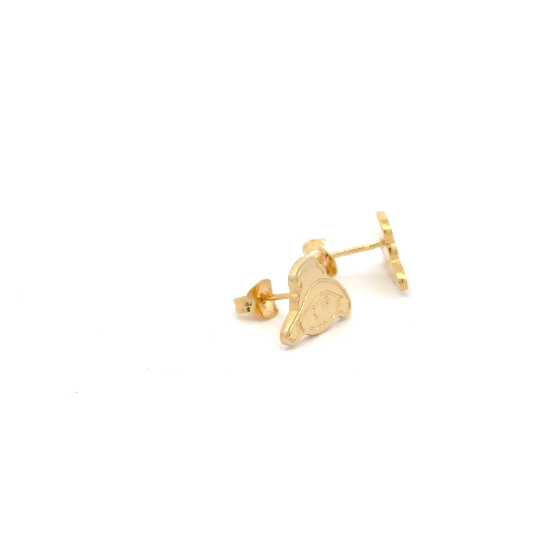 Paddington™ Head Stud Earrings in 18ct Gold Vermeil – handmade jewellery gift