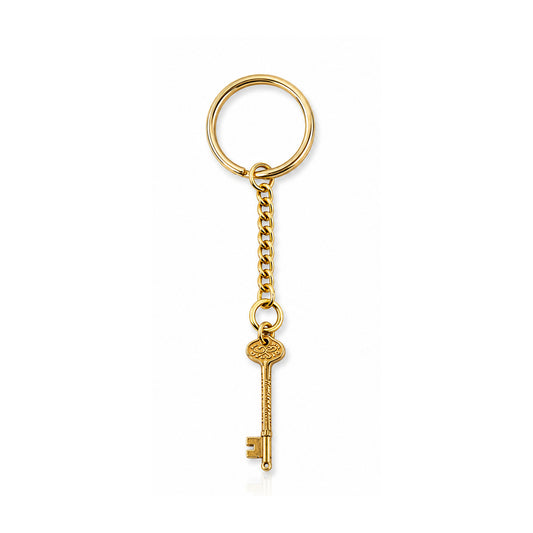 Licensed To Charm officially licensed Phantom of the Opera Angel of Music brass key bag charm with split ring and link chain