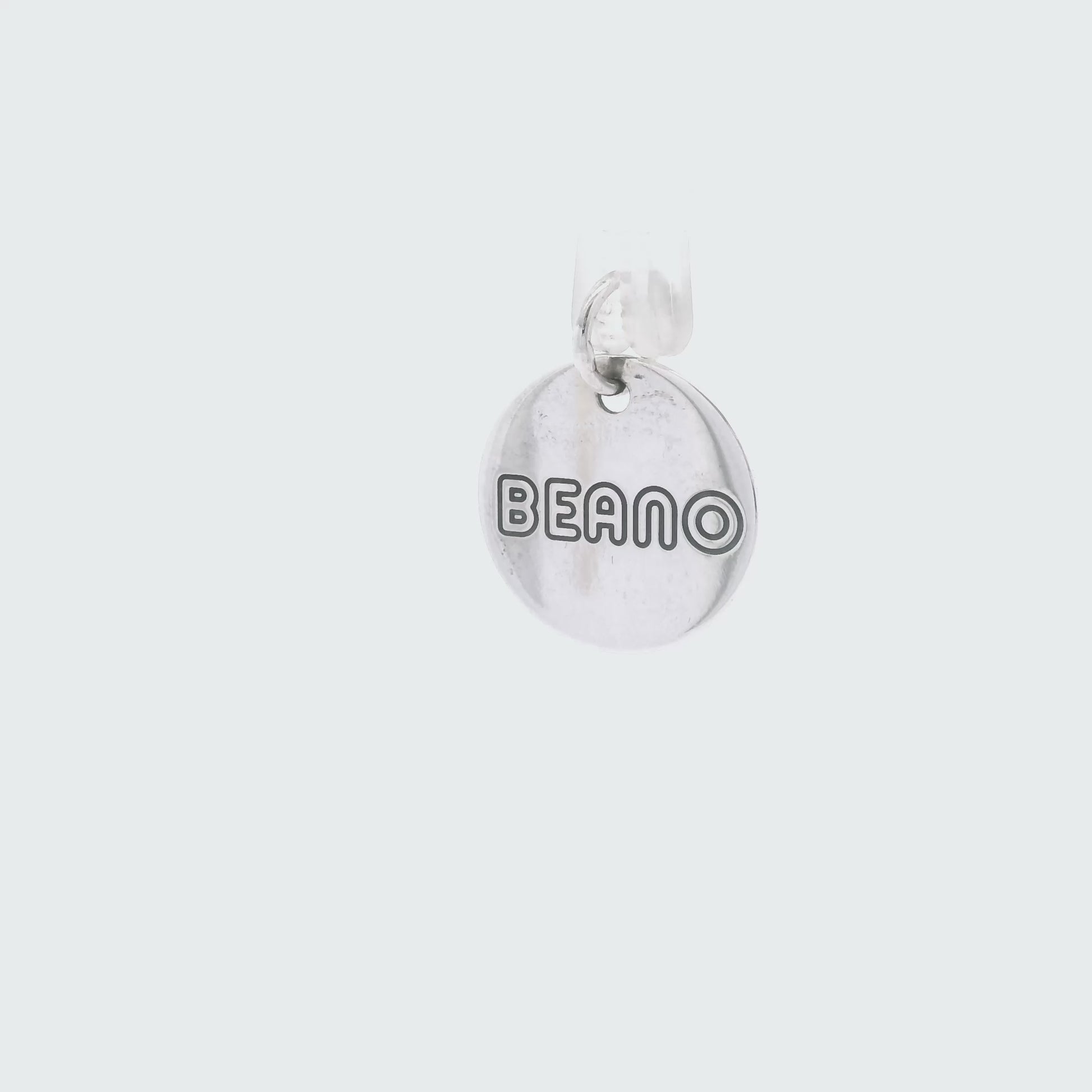 Beano Round Mini Tag (Sterling Silver)