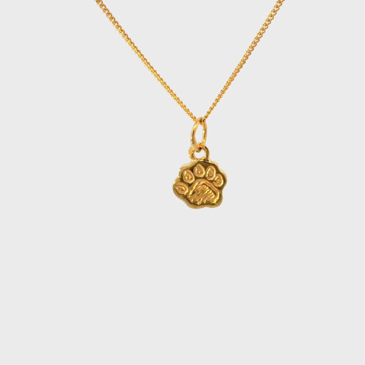 Paddington™ Mini Paw Necklace (18ct Gold Vermeil)