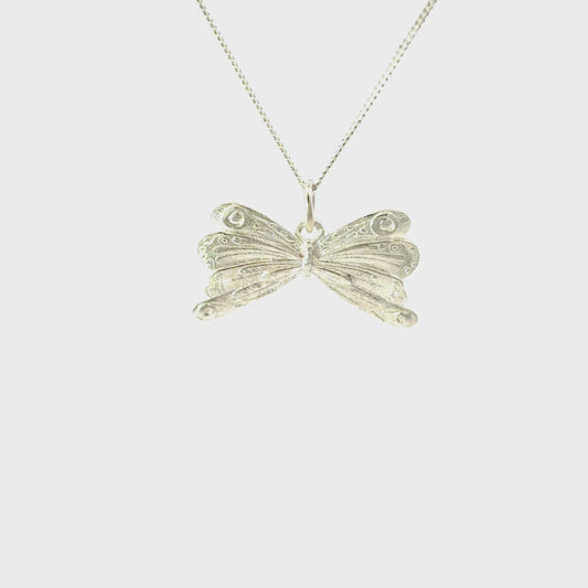 The Very Hungry Caterpillar Butterfly Necklace