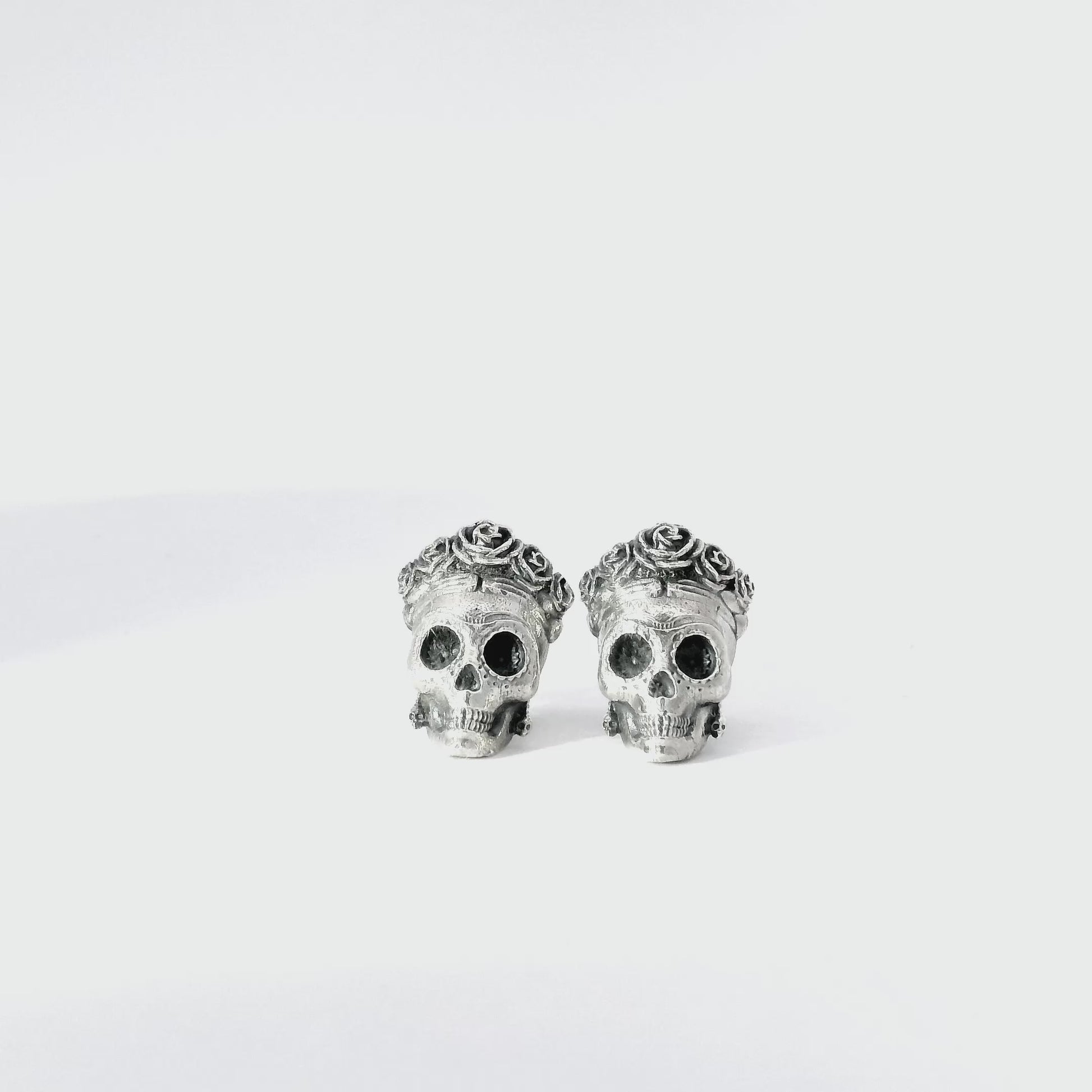 Frida Kahlo Sugar Skull Stud Earrings