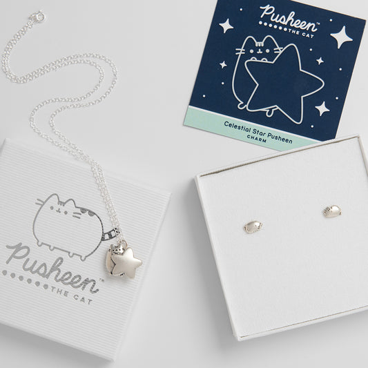 Pusheen Wish Upon A Star Gift Set (Sterling Silver)