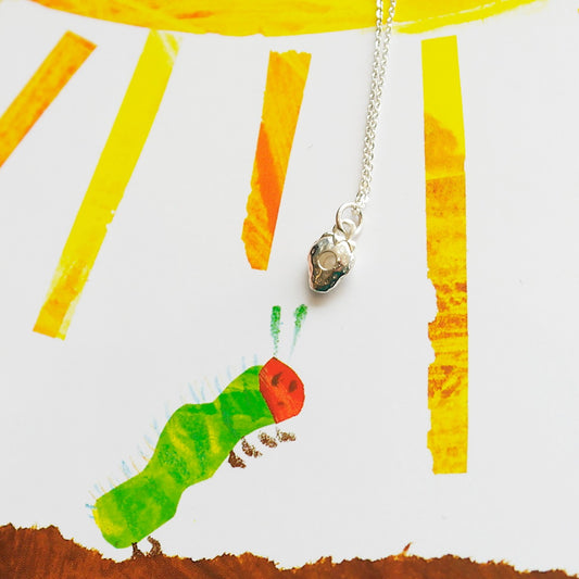 Very Hungry Caterpillar Strawberry Necklace