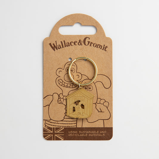 Wallace & Gromit Etched Kennel Keyring