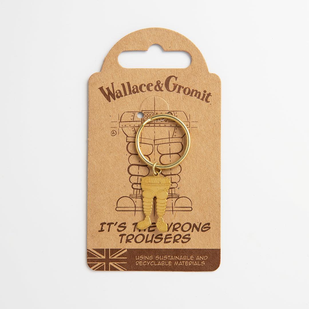 Wallace & Gromit Wrong Trousers Keyring